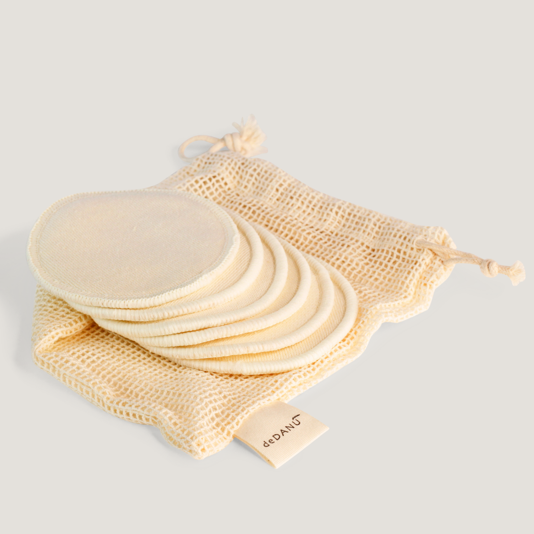 Washable Bamboo & Cotton Cleansing Pads (6 piece)