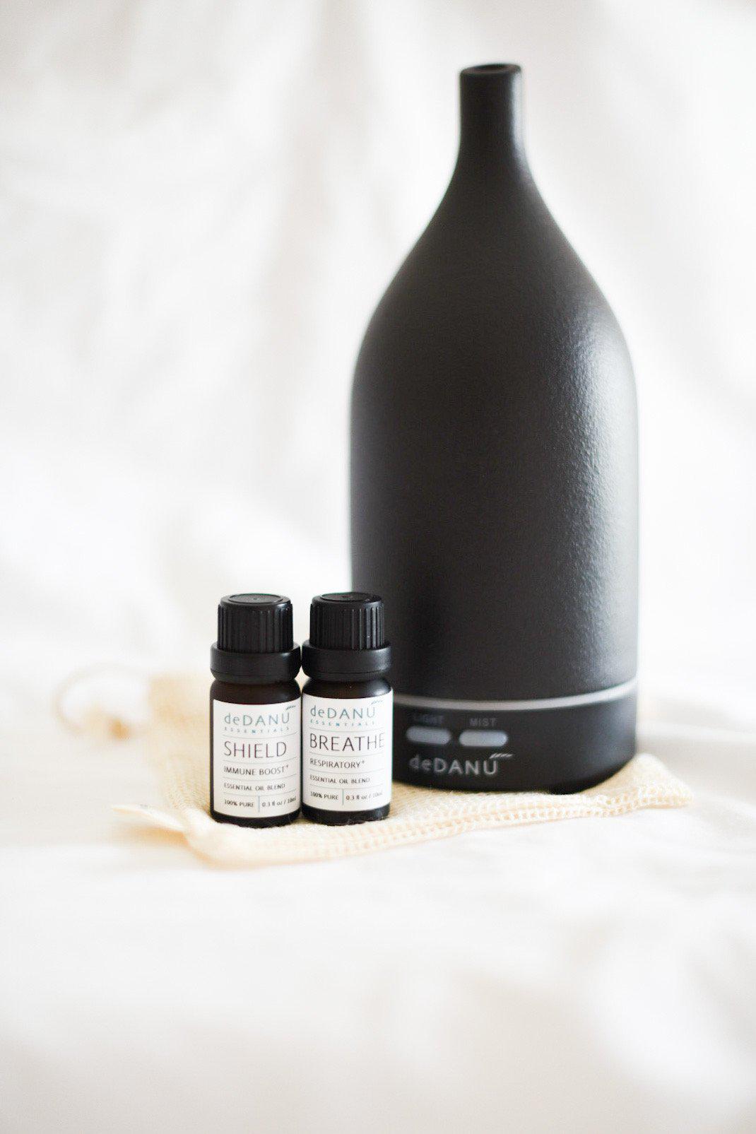 *Home Special* Diffuser with Breathe and Shield Essential Oils