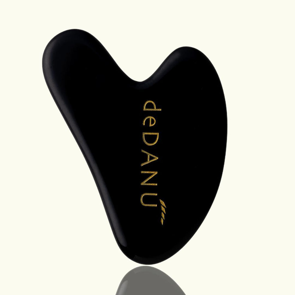 deDANÚ Black Obsidian Gua Sha Facial Massage Tool